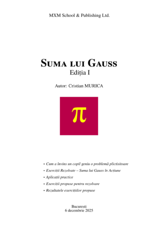 Suma lui Gauss - Ediția I (_print după PDF_)