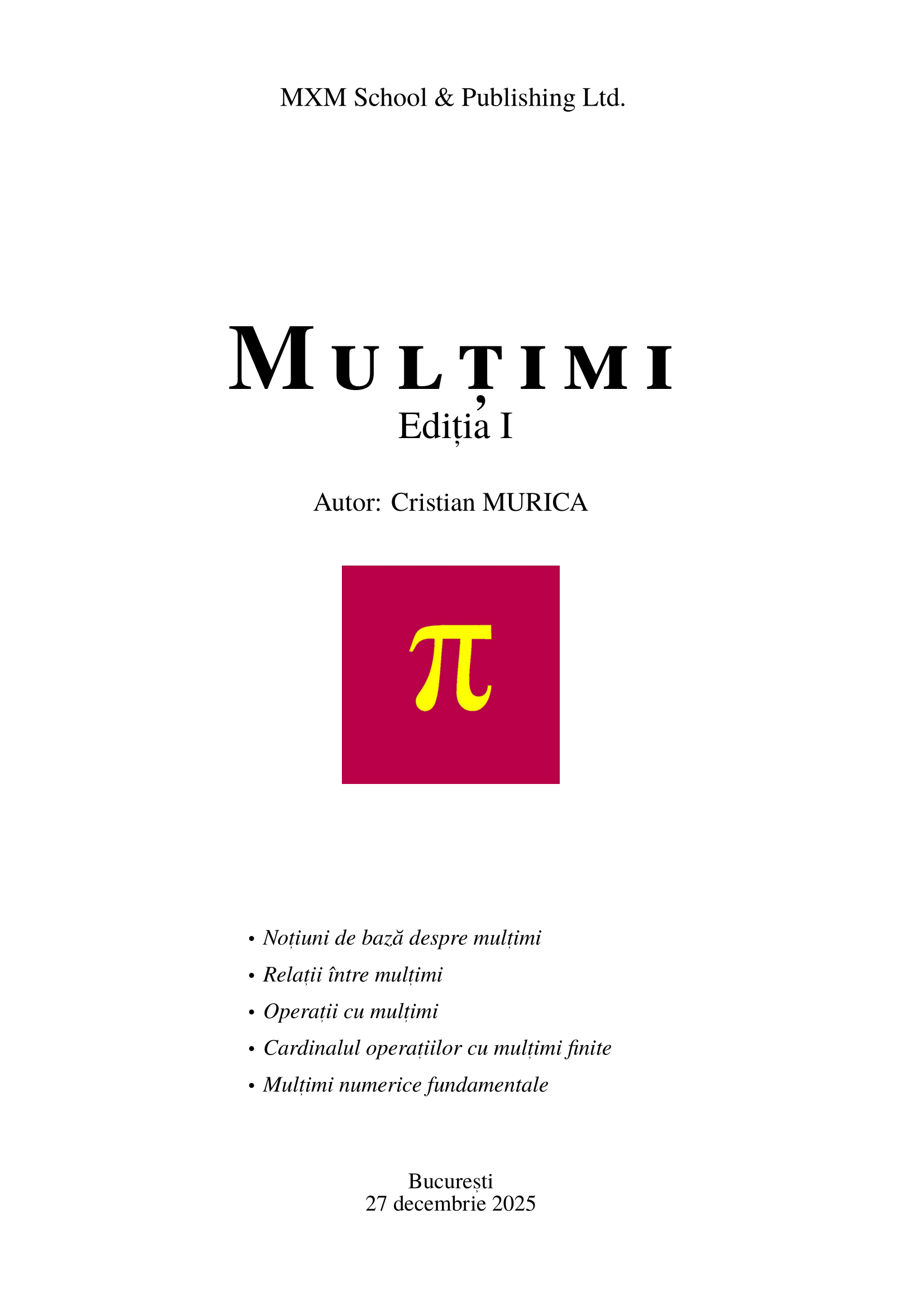 Mulțimi - Ediția I (_print după PDF_)