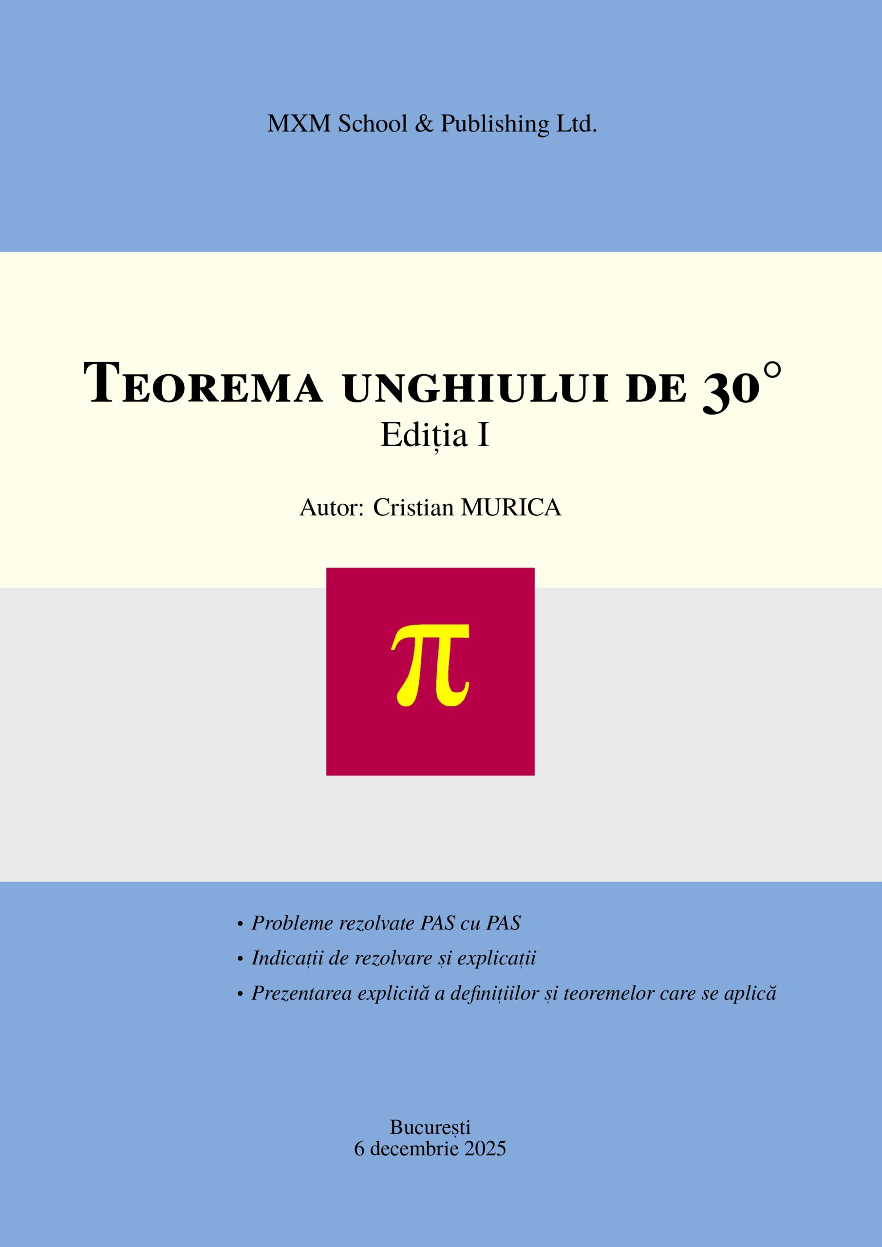 Teorema unghiului de 30° - Ediția I (_PDF_)